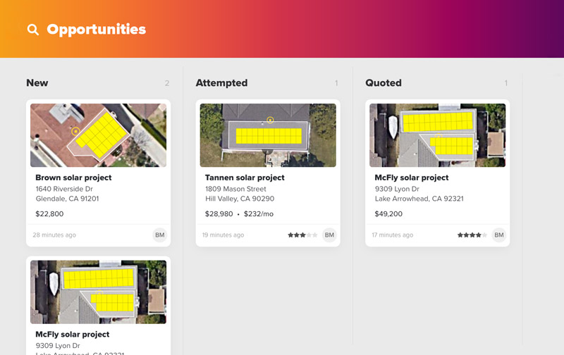 Solar layout designer