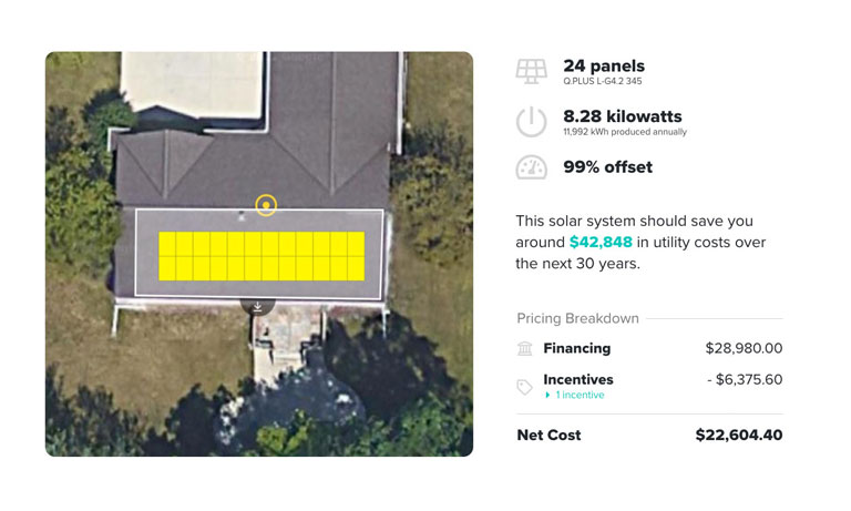 Solar proposal generator