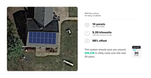 Solar proposal - system design